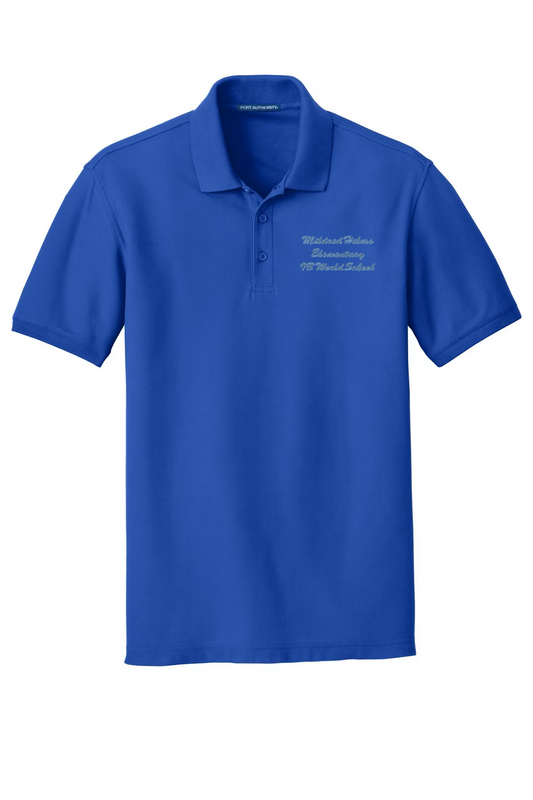 Short Sleeve Men's Polo - Mildred Helms Elementary